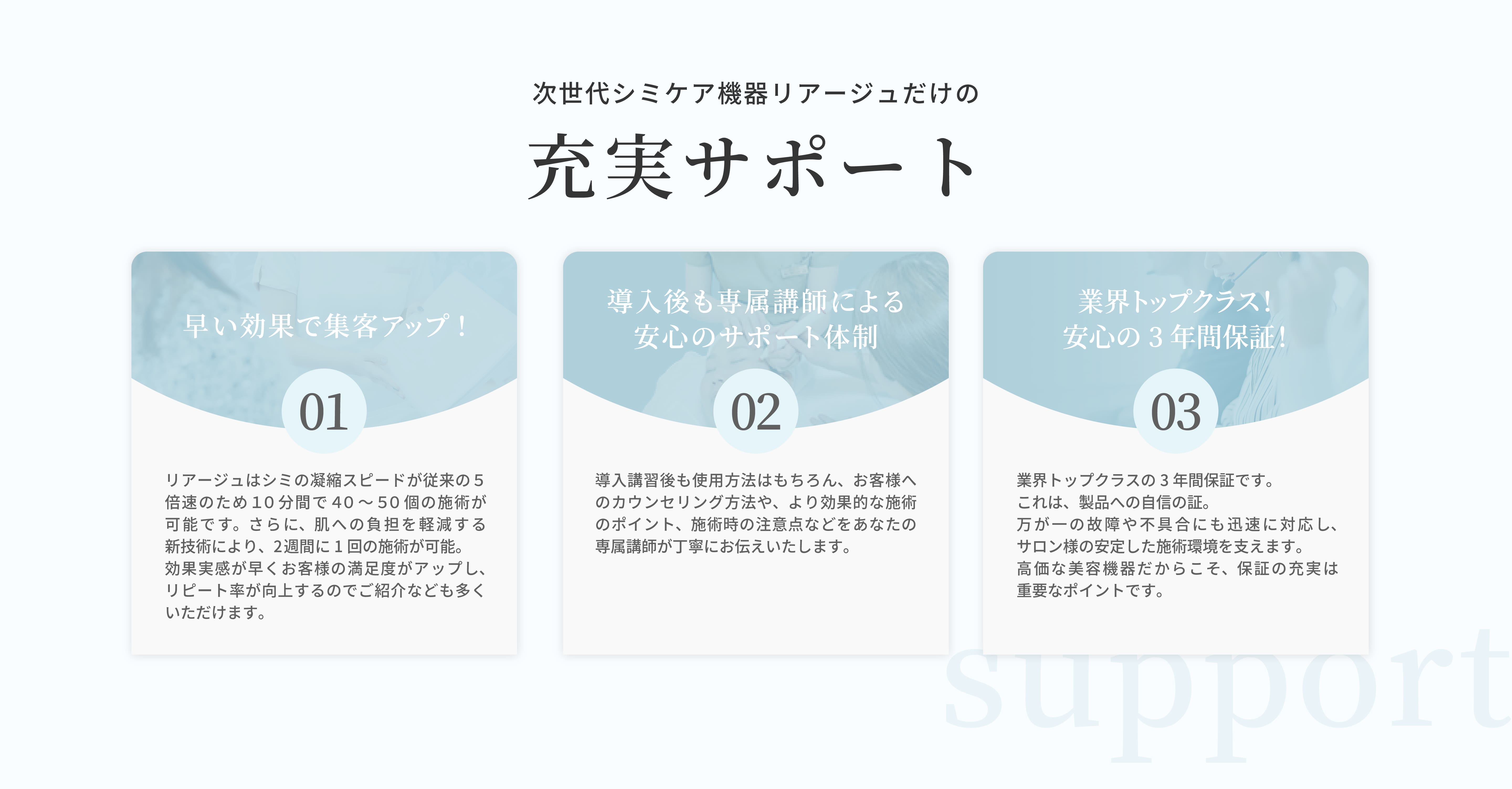 充実サポート